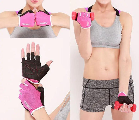 Aolikes® Power Gloves – Gants d’Entraînement Femme Antidérapants & Confortables PINK COCO