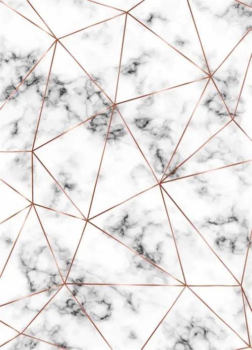 Coco GeoLine — Tapis géométrique moderne en fibre douce PINK COCO