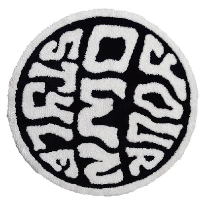 Coco SoftRound — Tapis rond épais au design minimaliste your own style PINK COCO