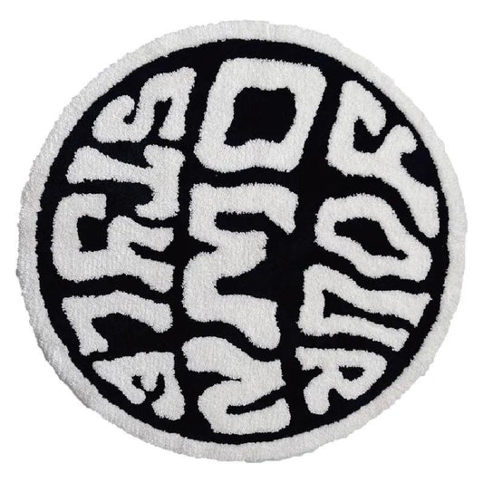 Coco SoftRound — Tapis rond épais au design minimaliste your own style PINK COCO