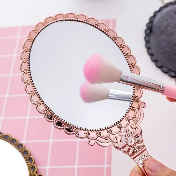 Miroir à Main Rétro – Design Élégant Rose Gold ou Rose | Pink Coco pinkcoco