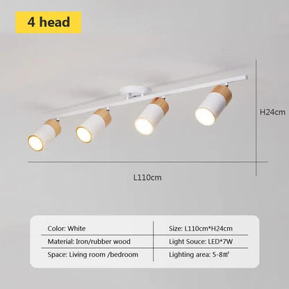 Coco NordiTrack — Éclairage sur rail LED scandinave moderne PINK COCO