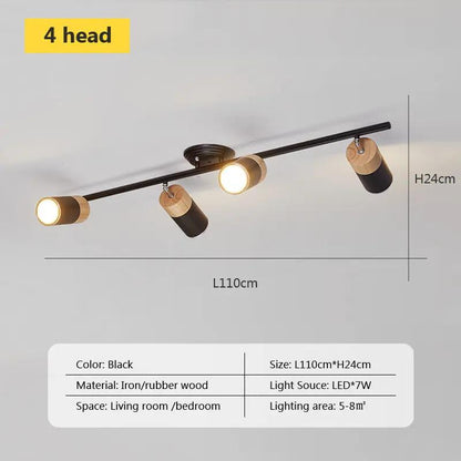 Coco NordiTrack — Éclairage sur rail LED scandinave moderne PINK COCO