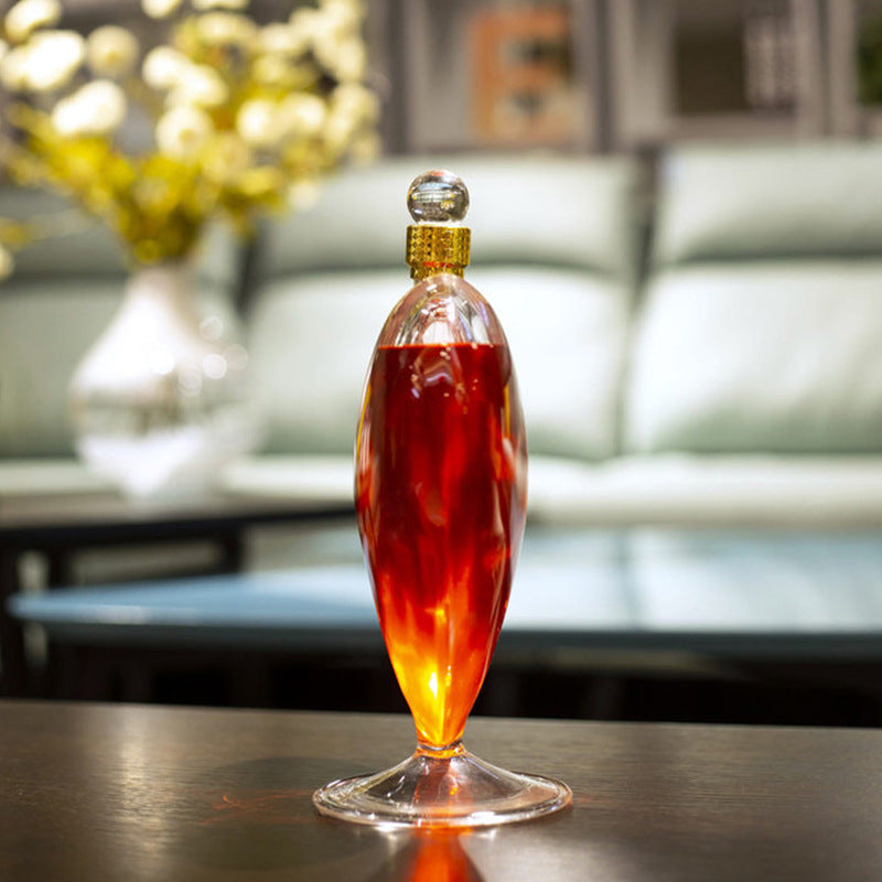 Bouteille de Vin Cœur en Verre – Bocal de Fermentation 1000 ml | Pink Coco Home