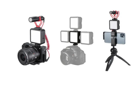 unanzi  Mini ProLight – Lampe de photographie portable PINK COCO