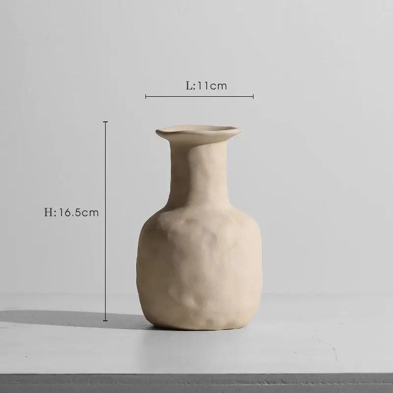 Coco GeoVase — Vase en céramique minimaliste fait main PINK COCO