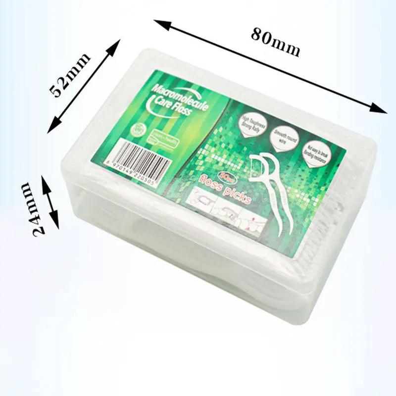 Fil Dentaire Jetable – 50 Pièces avec Boîte Compacte | Pink Coco Dental PINK COCO