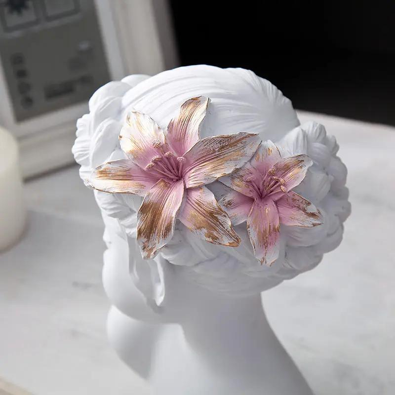 Coco NordicArt — Sculpture décorative moderne en résine PINK COCO