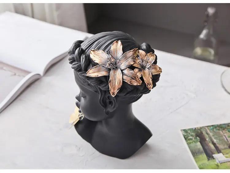 Coco NordicArt — Sculpture décorative moderne en résine PINK COCO