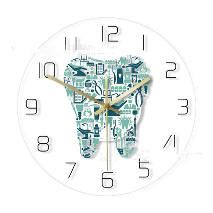 Horloge Murale Dentaire Moderne – Design Acrylique Lumineux | Pink Coco Dental PINK COCO