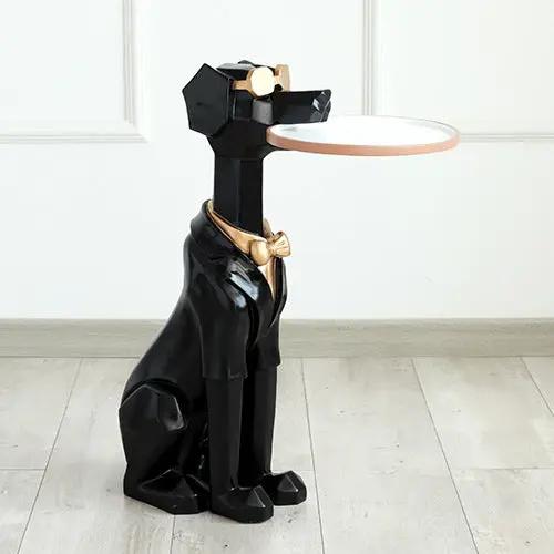 Table Décorative “Puppy Design” – Luxe Nordique & Rangement Multifonction PINK COCO