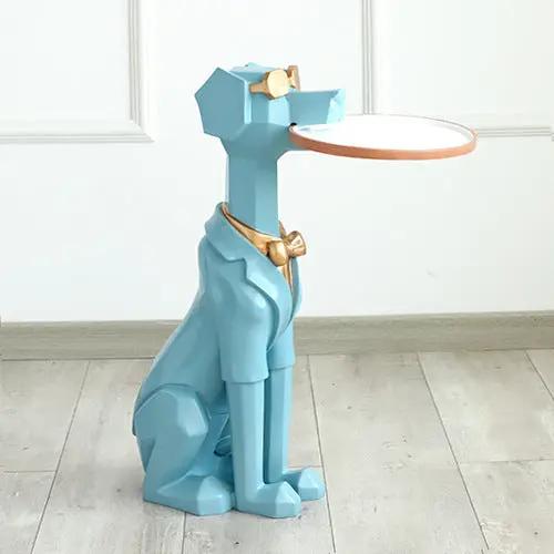 Table Décorative “Puppy Design” – Luxe Nordique & Rangement Multifonction PINK COCO