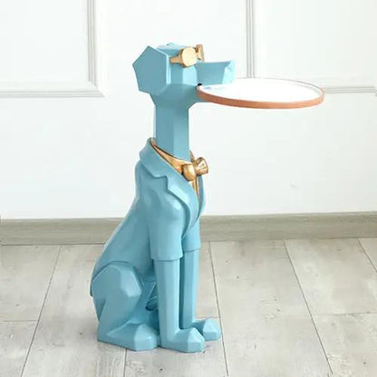 Table Décorative “Puppy Design” – Luxe Nordique & Rangement Multifonction PINK COCO