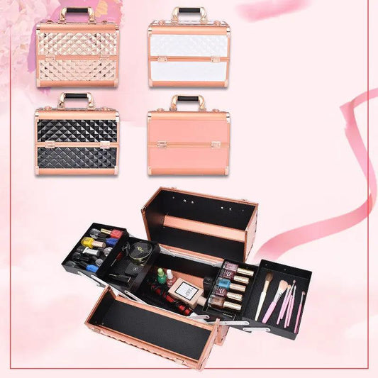 Coco GlamCase – Grande trousse cosmétique professionnelle multifonction PINK COCO