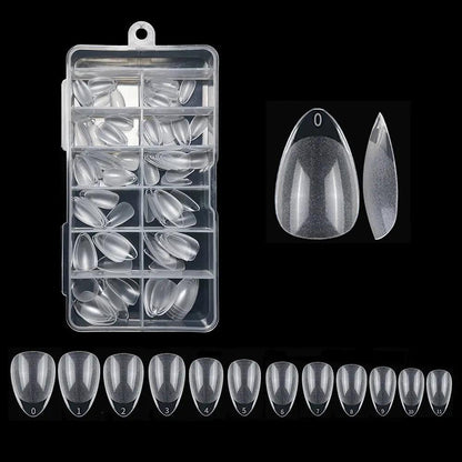 Coco Seamless Nails – 120 Ongles Ultra-fins Effet Mat Naturel (Forme Amande Courte) PINK COCO