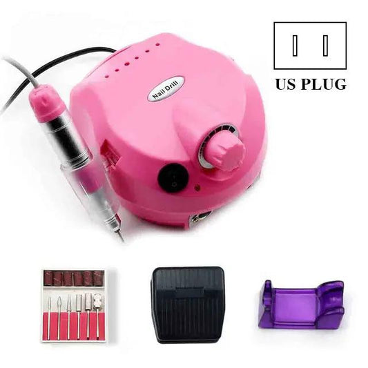 Ponceuse Électrique Professionnelle US-202 pour Manucure & Pédicure | Pink Coco PINK COCO