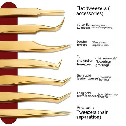 Coco Lash Pro Tweezers – Pince à Cils Professionnelle en Acier Inoxydable PINK COCO