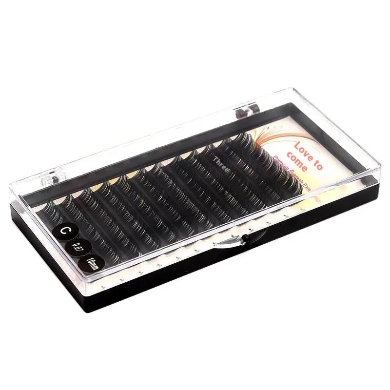 Coco Grafting Silk Lashes – Extensions de Cils Volume en Soie Coréenne PINK COCO