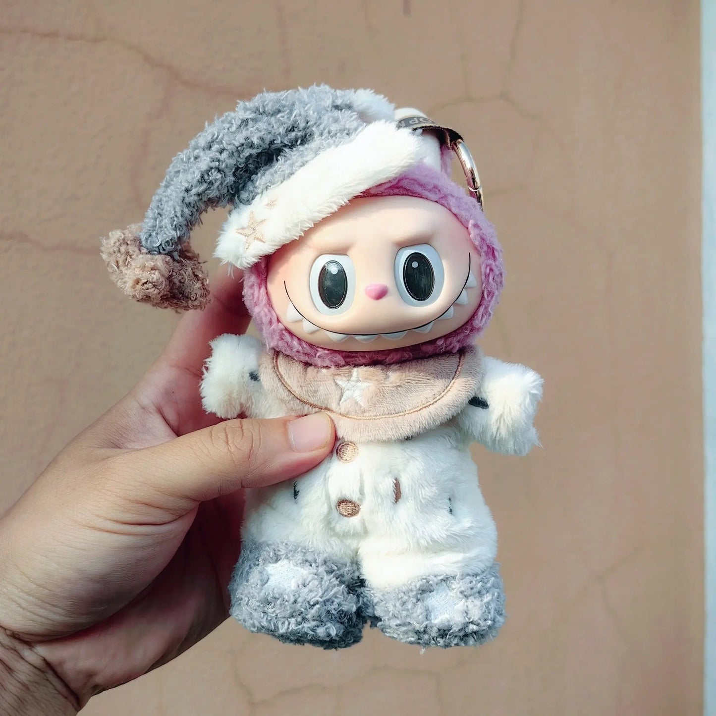 15CM Pendant Suitable For Doll Clothes Decoration Removable And Washable Suit PINK COCO