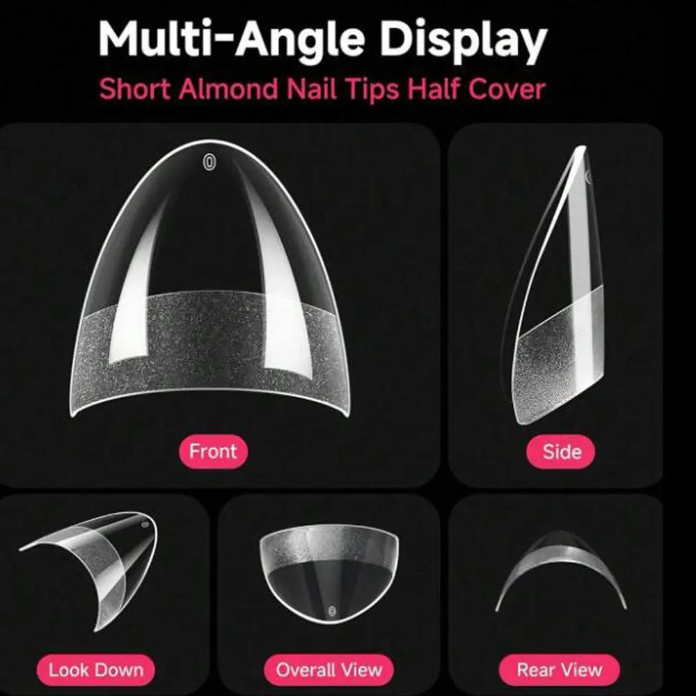 Coco Seamless Nails – 120 Ongles Ultra-fins Effet Mat Naturel (Forme Amande Courte) PINK COCO