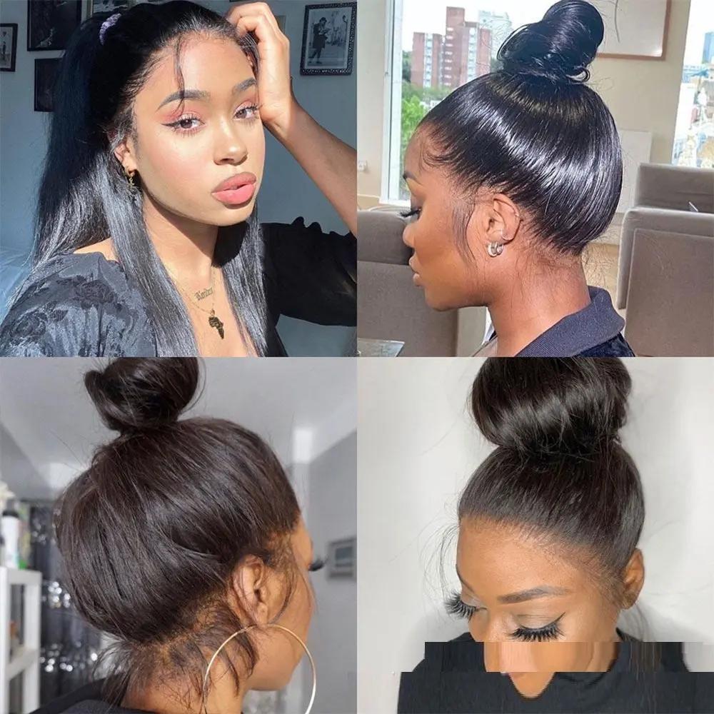 Perruque Lace Frontal 360 Lisse – Cheveux Réels 100 % Humains PINK COCO