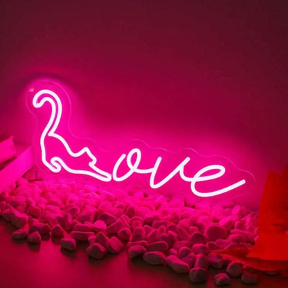 LOVE Neon LED Light – Lampe d’Ambiance Romantique PINK COCO