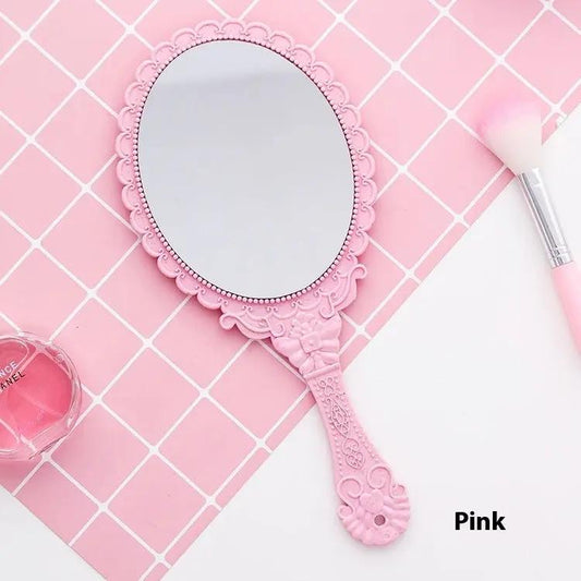 Miroir à Main Rétro – Design Élégant Rose Gold ou Rose | Pink Coco pinkcoco