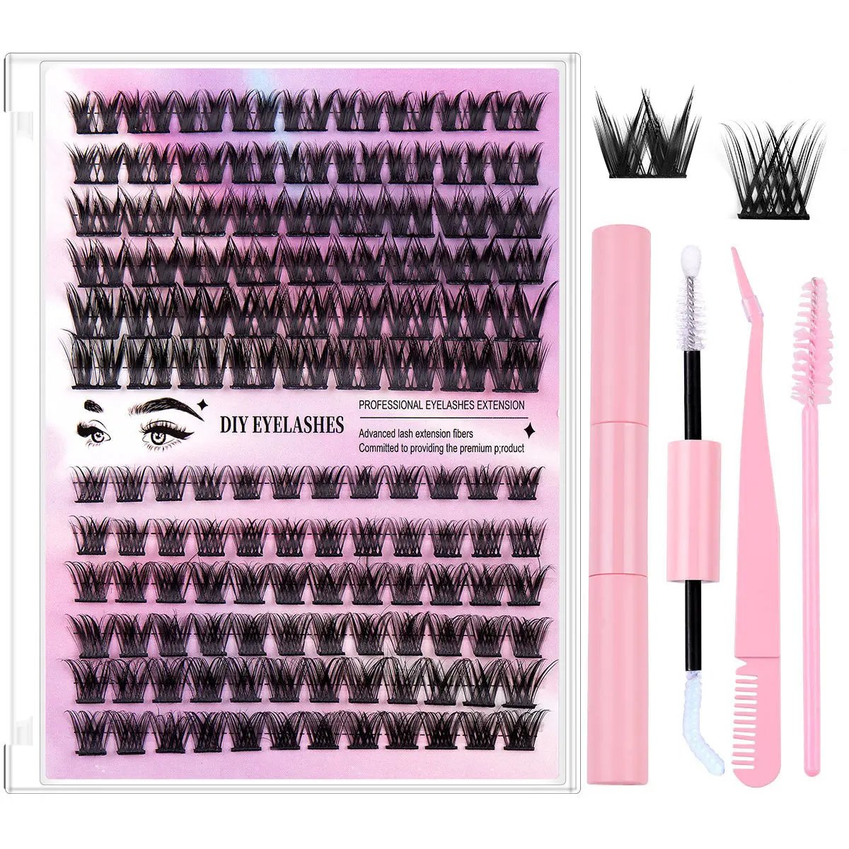 Coco Lash Set – Faux Cils & Accessoires Professionnels PINK COCO