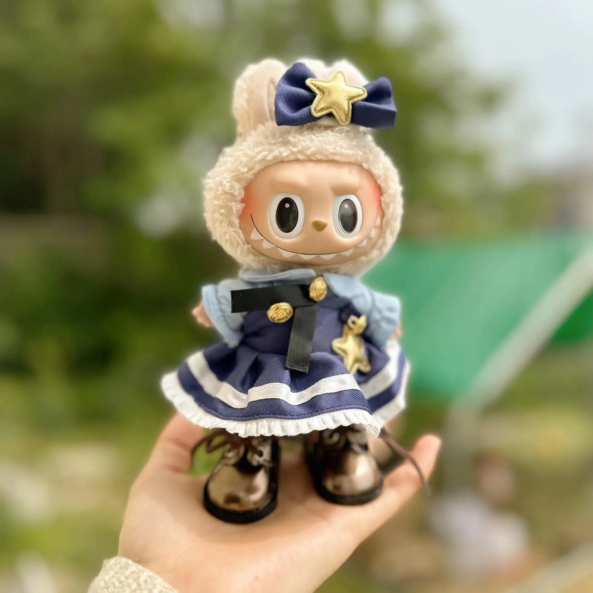 15CM Pendant Suitable For Doll Clothes Decoration Removable And Washable Suit PINK COCO