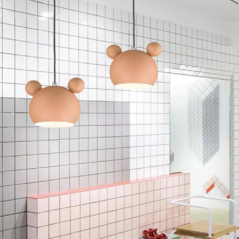 Coco MacaronLight — Suspension design minimaliste en fer PINK COCO