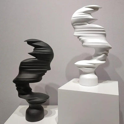 Coco AbstractMuse — Sculpture abstraite nordique & minimaliste PINK COCO