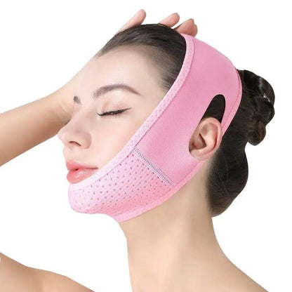 Coco V-Lift Face Band – Masque Raffermissant Visage en Plastique pour Effet V-Linéaire PINK COCO