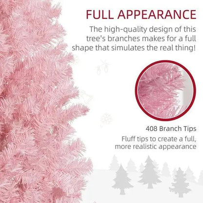 Sapin de Noël Rose 5 pi – Design Élégant et Facile à Monter | Pink Coco pinkcoco
