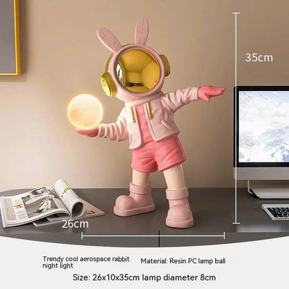 Veilleuse “Cool Bunny” – Lampe de Nuit Tendance USB PINK COCO