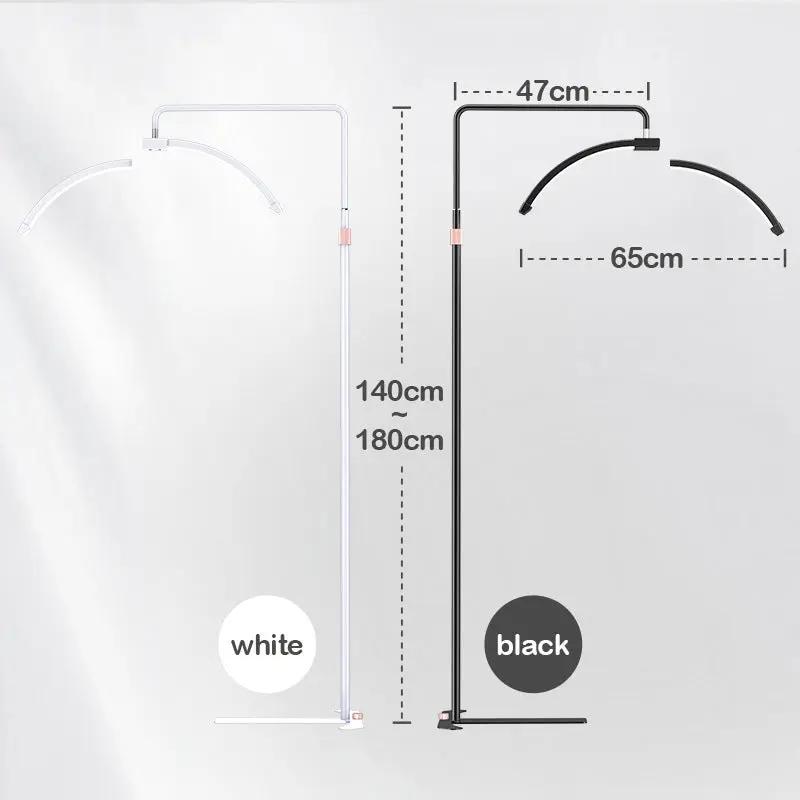 Lampe Esthétique Demi-Lune Repliable – Éclairage Professionnel à Trois Couleurs PINK COCO