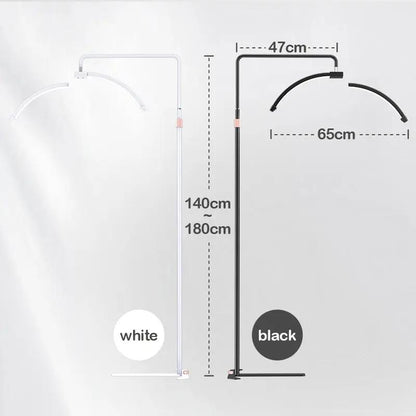 Lampe Esthétique Demi-Lune Repliable – Éclairage Professionnel à Trois Couleurs PINK COCO