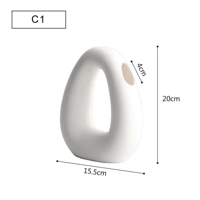 Coco GeoVase — Vase en céramique minimaliste fait main PINK COCO