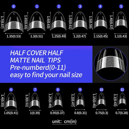 Coco Seamless Nails – 120 Ongles Ultra-fins Effet Mat Naturel (Forme Amande Courte) PINK COCO