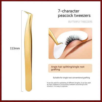 Coco Lash Pro Tweezers – Pince à Cils Professionnelle en Acier Inoxydable PINK COCO
