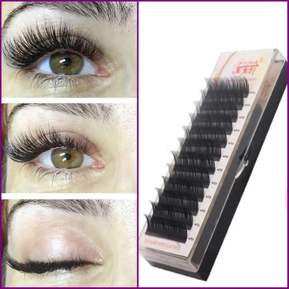 Coco Grafting Silk Lashes – Extensions de Cils Volume en Soie Coréenne PINK COCO