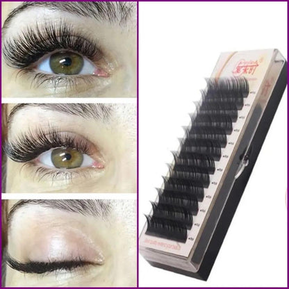 Coco Grafting Silk Lashes – Extensions de Cils Volume en Soie Coréenne PINK COCO