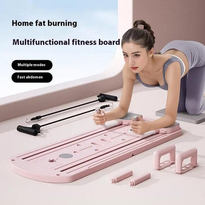 Multifunctional Pilates Fitness Board – Planche de Fitness Polyvalente à Domicile PINK COCO