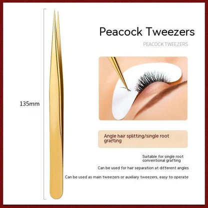 Coco Lash Pro Tweezers – Pince à Cils Professionnelle en Acier Inoxydable PINK COCO