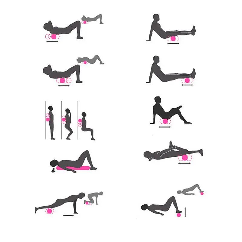 Yoga Foam Roller – Massage & Récupération Musculaire PINK COCO