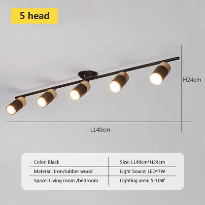 Coco NordiTrack — Éclairage sur rail LED scandinave moderne PINK COCO