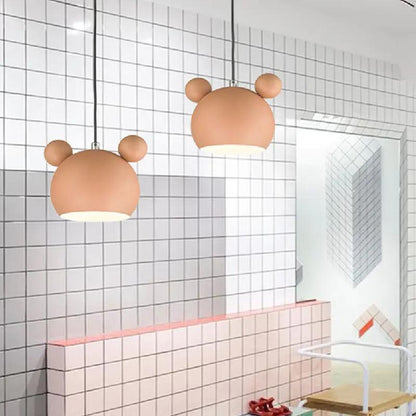 Coco MacaronLight — Suspension design minimaliste en fer PINK COCO