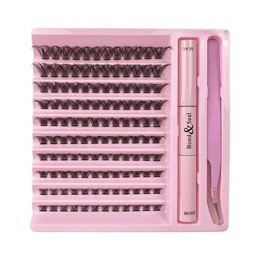 Coco Self-Grafting Lash Set – Kit d’Extension de Cils Individuels DIY PINK COCO