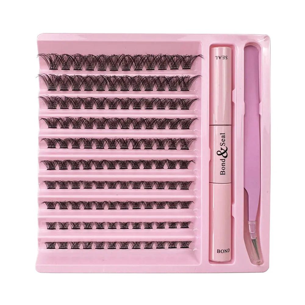 Coco Self-Grafting Lash Set – Kit d’Extension de Cils Individuels DIY PINK COCO