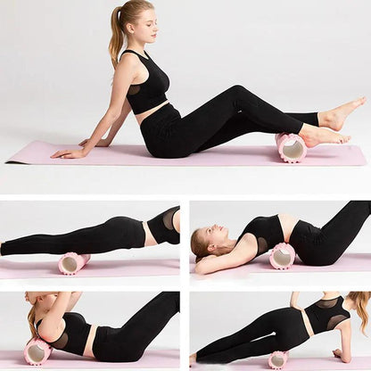 Yoga Foam Roller – Massage & Récupération Musculaire PINK COCO