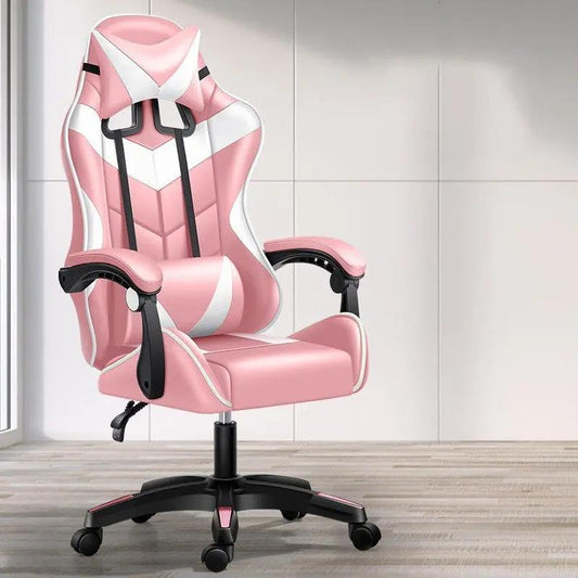 Ergonomic Leather Office Chair – Tilting and Swivel | Pink Coco pinkcoco